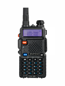 Рация Baofeng UV-5R 5W с гарнитурой черная